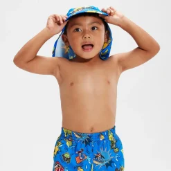 Infant Boy's Learn To Swim Sun Protection Hat Blue