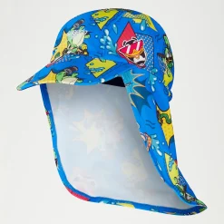 Infant Boy's Learn To Swim Sun Protection Hat Blue