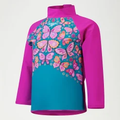Infant Girls' Digital Long Sleeve Rash Top Blue/Purple