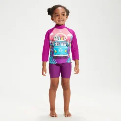 Infant Girls' Long Sleeve Rash Top Purple