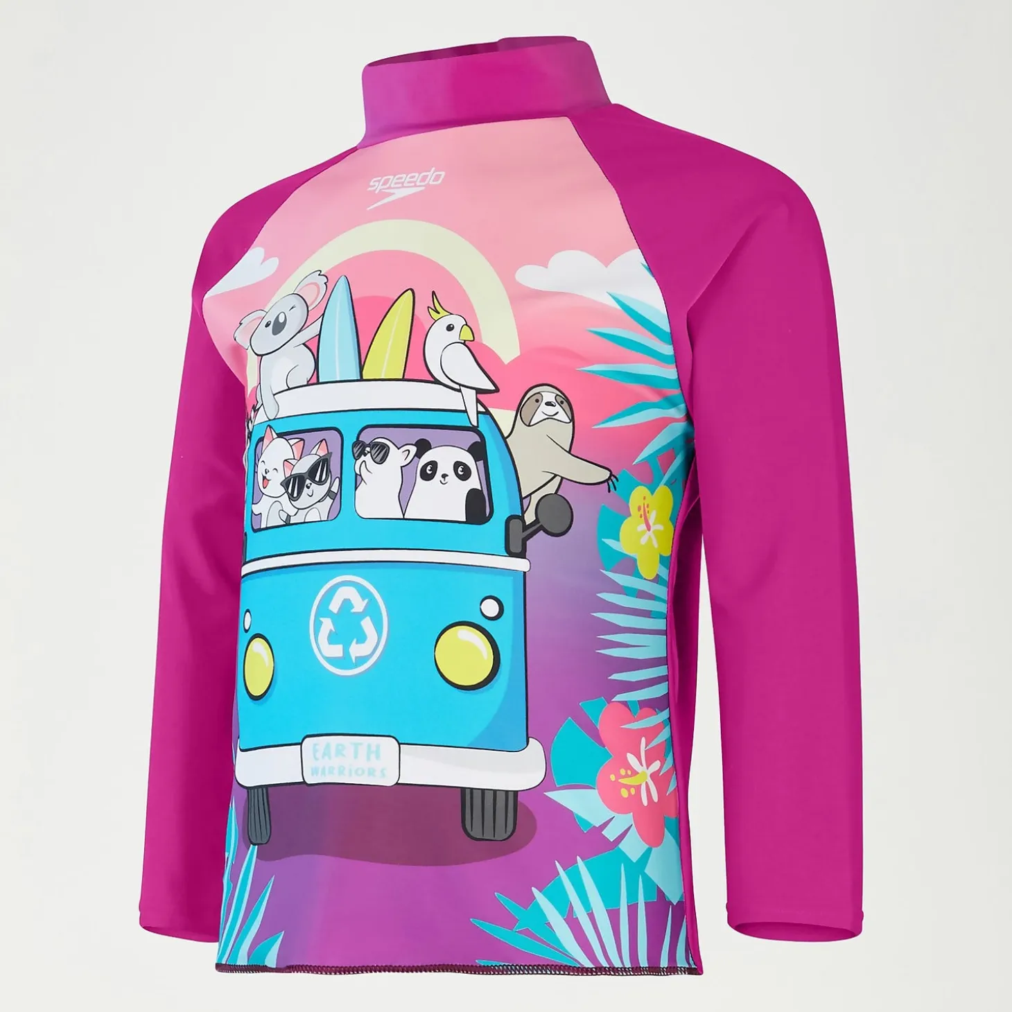 Infant Girls' Long Sleeve Rash Top Purple