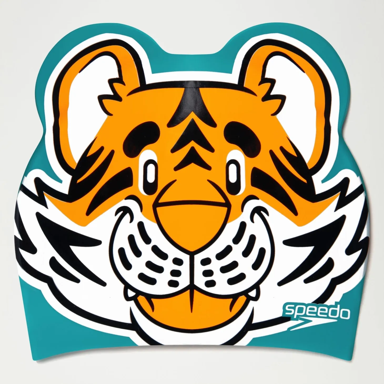 Infant Learn to Swim Aanadi Tiger Cub Cap Orange