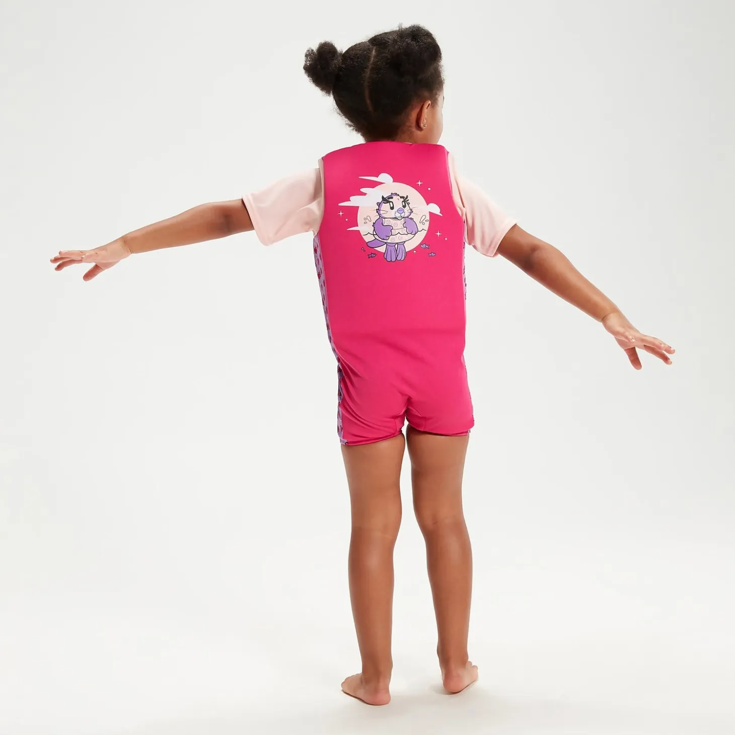 Infant Learn to Swim Aria Sea Otter Float Suit Pink
