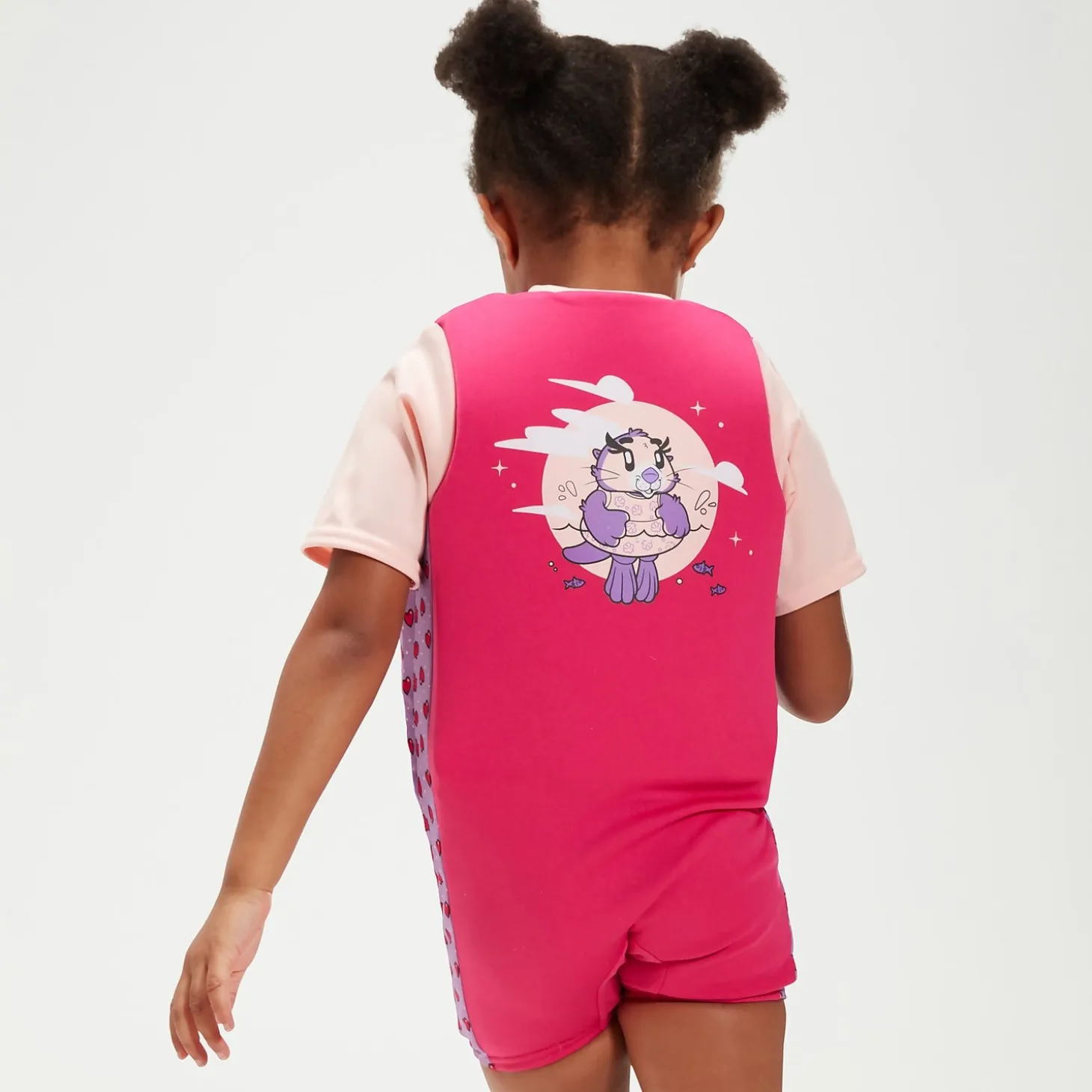 Infant Learn to Swim Aria Sea Otter Float Suit Pink