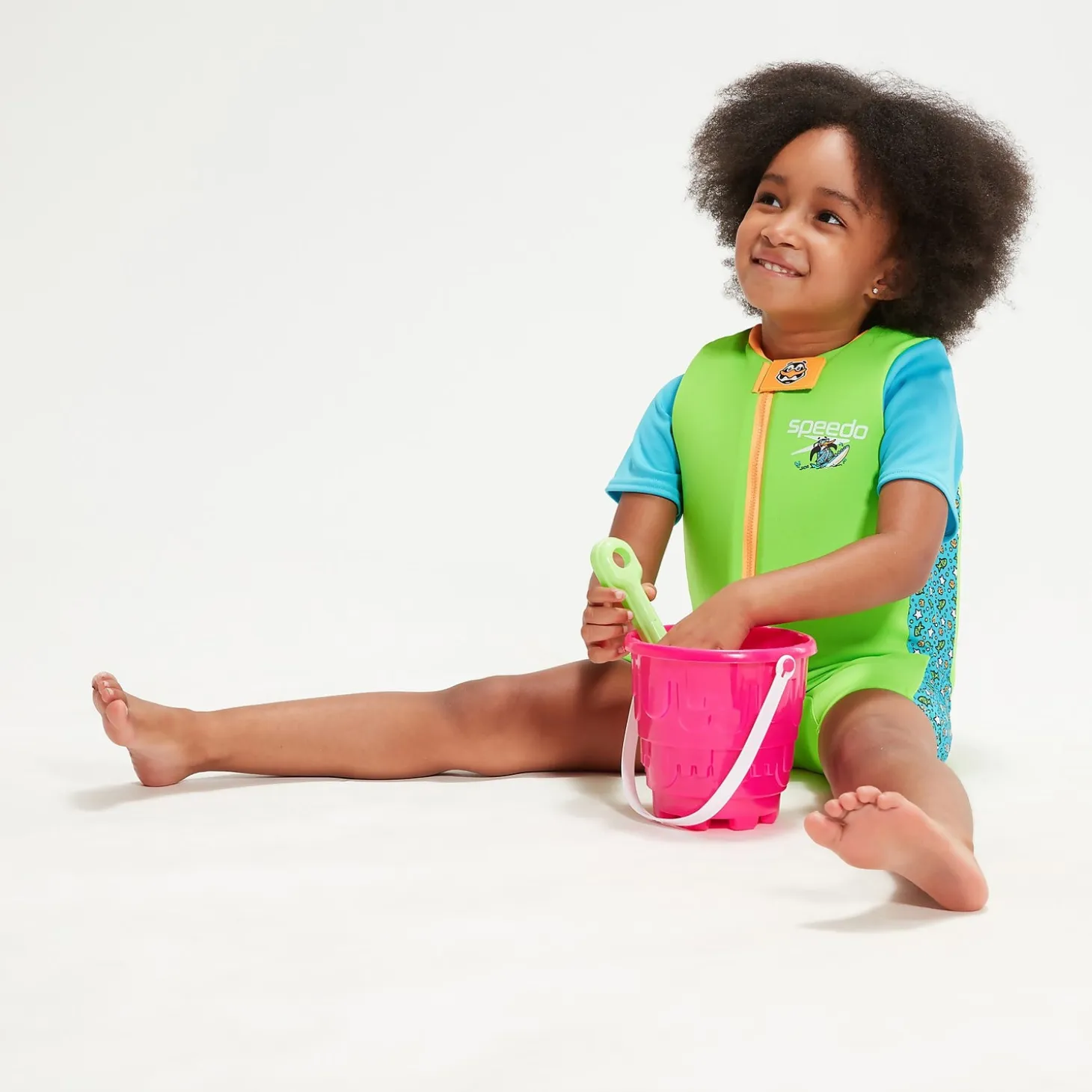 Infant Learn to Swim Chima African Penguin Float Suit Green
