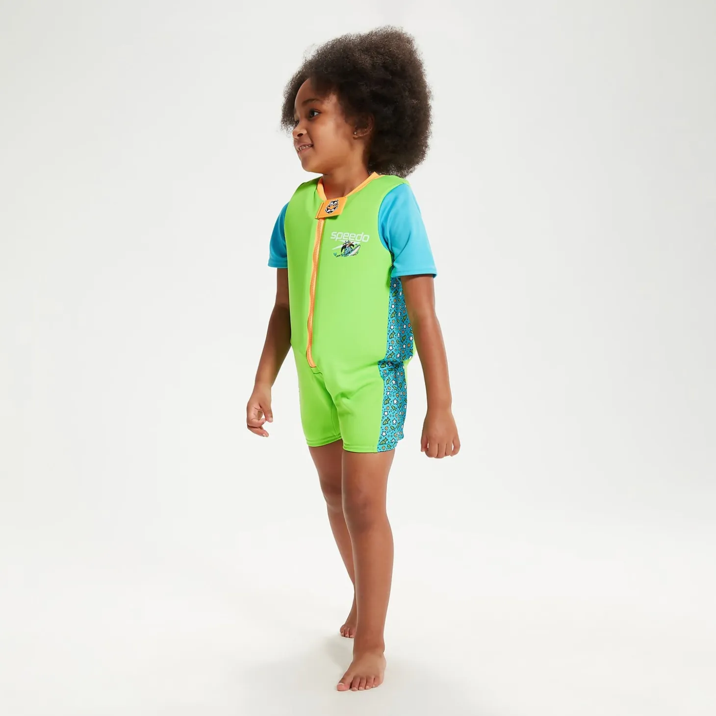 Infant Learn to Swim Chima African Penguin Float Suit Green