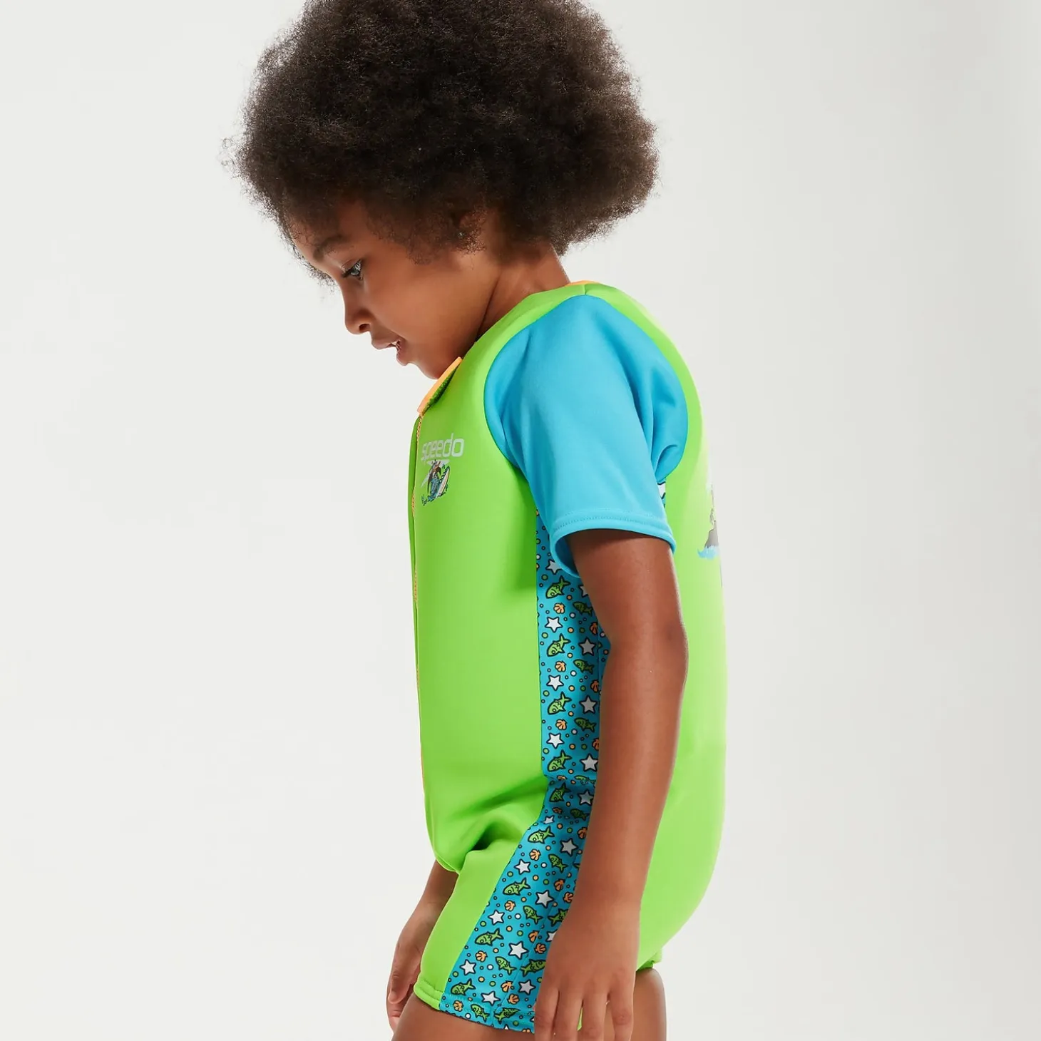 Infant Learn to Swim Chima African Penguin Float Suit Green