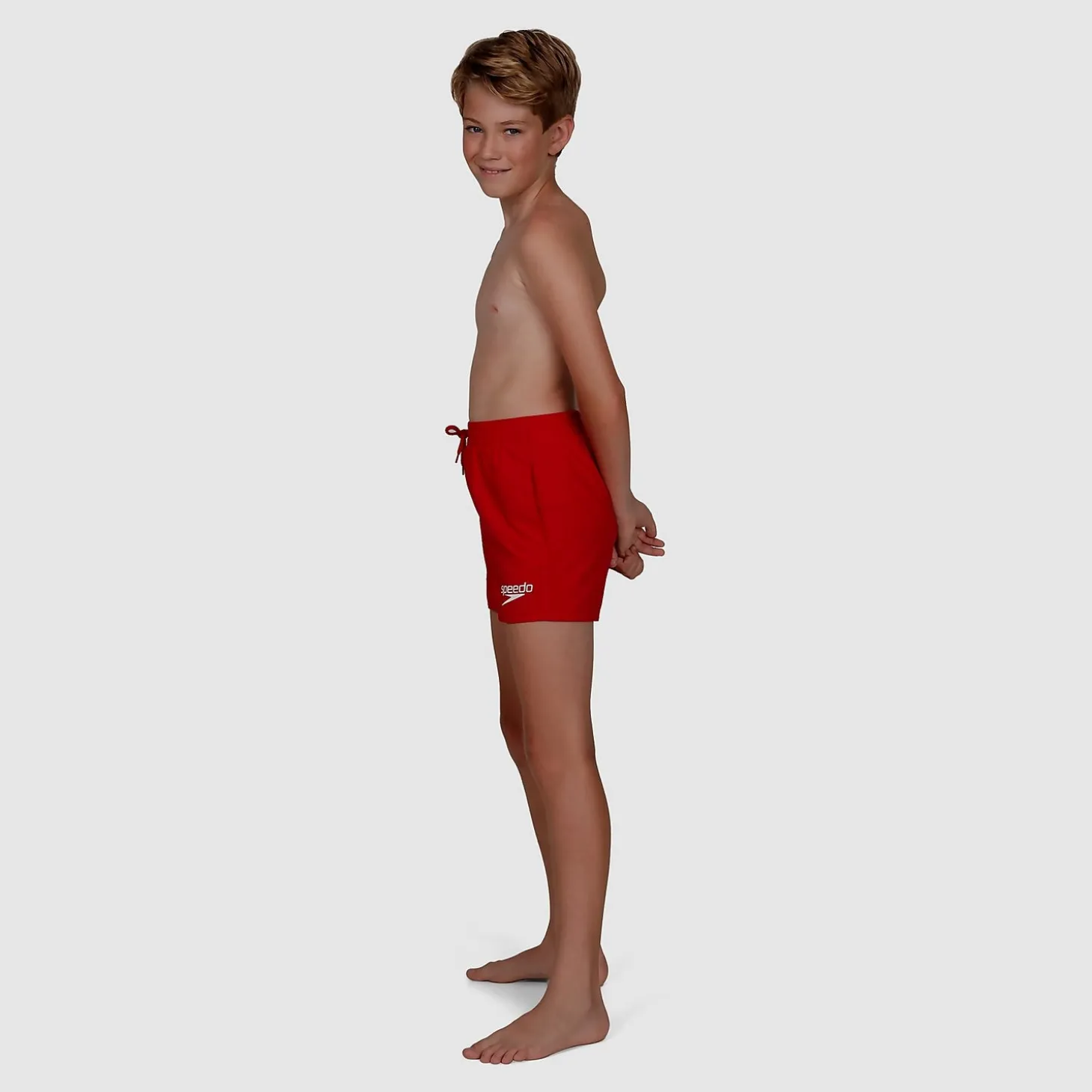 Junior Essential 13" Swimshort Red