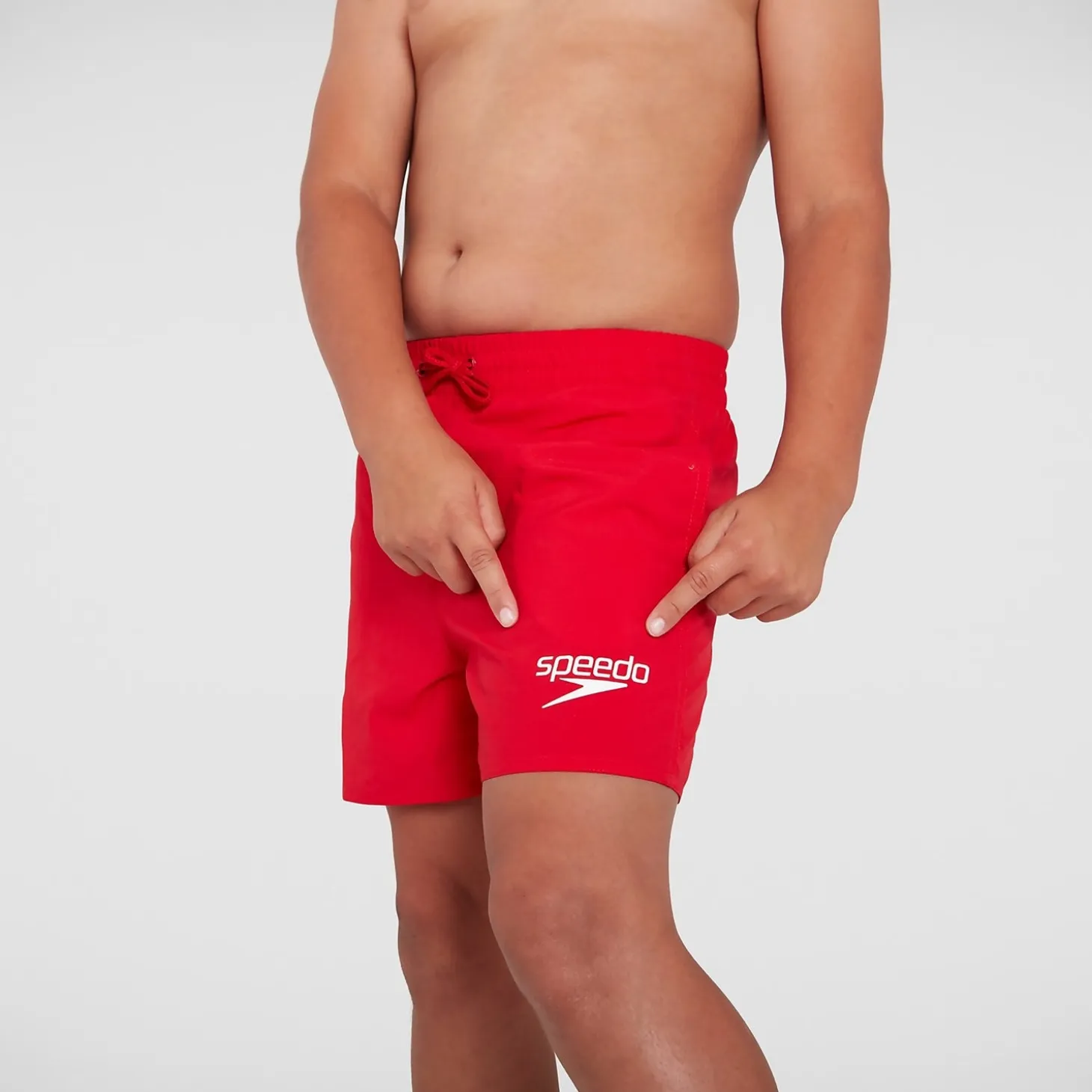 Junior Essential 13" Swimshort Red