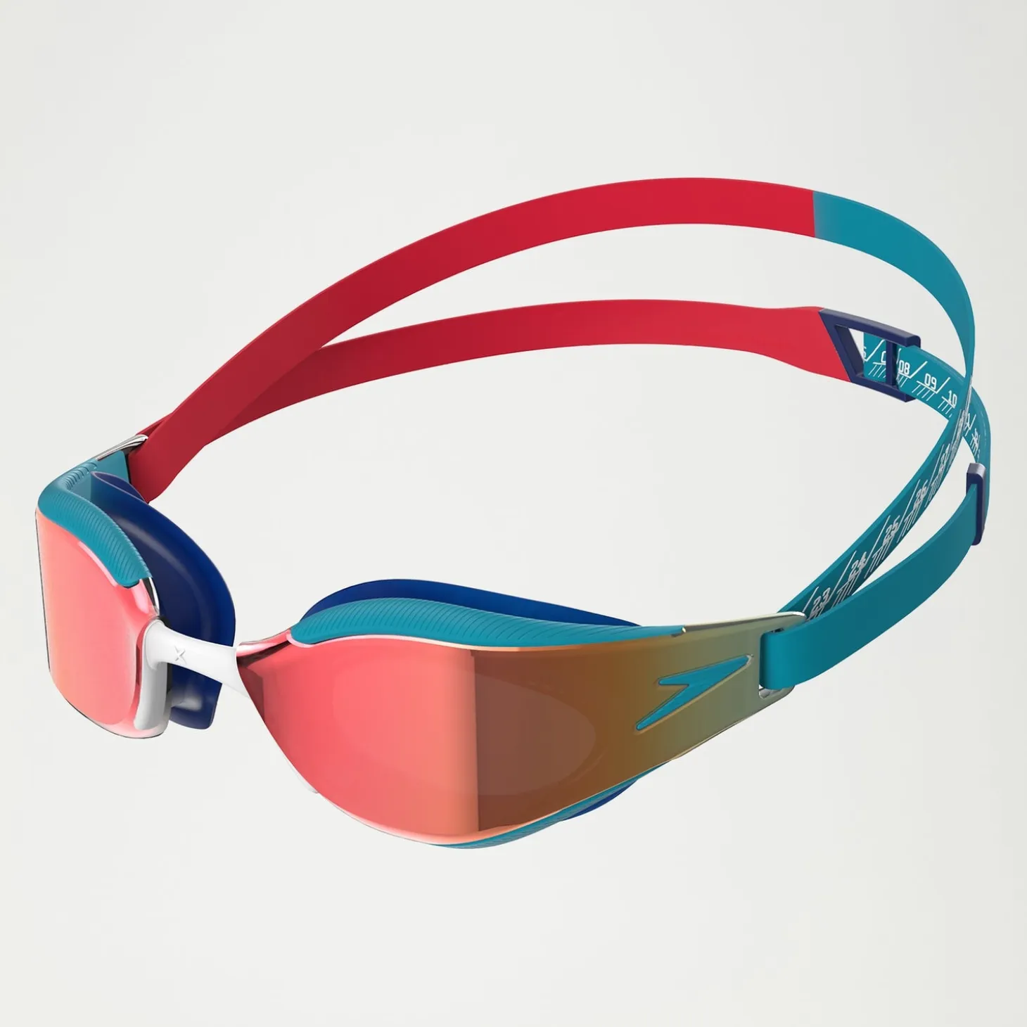 Junior Fastskin Hyper Elite Mirror Goggles Red/Blue