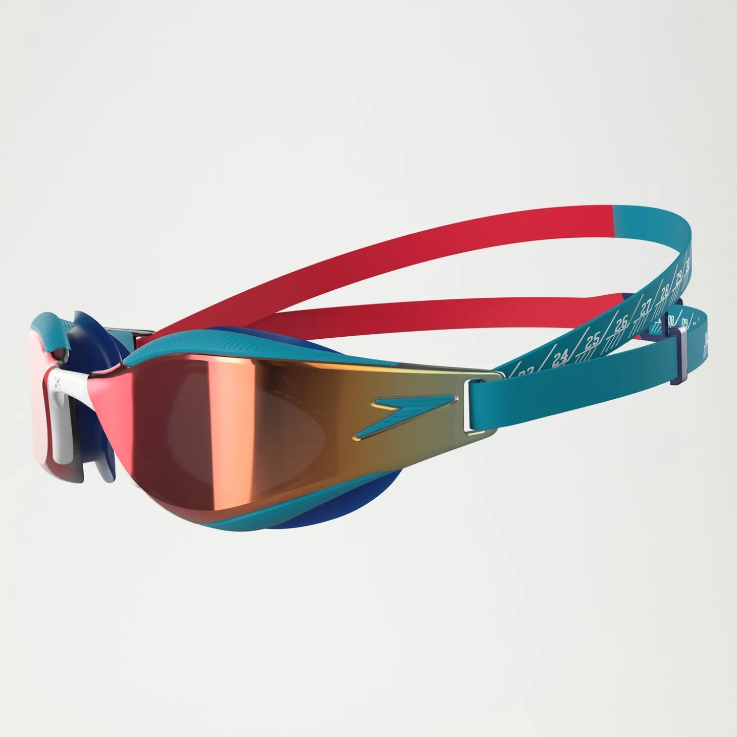 Junior Fastskin Hyper Elite Mirror Goggles Red/Blue