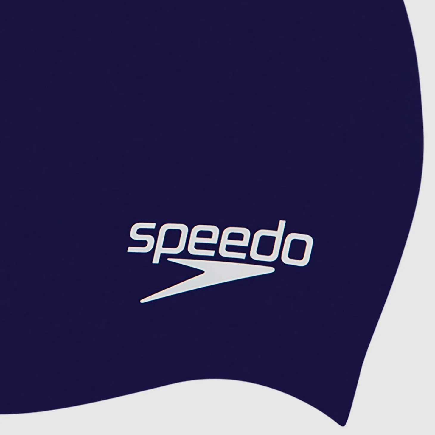 Junior Plain Moulded Silicone Cap Navy