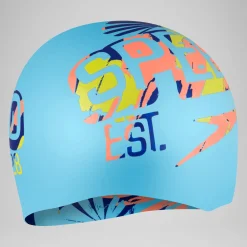 Junior Reversible Slogan Cap Blue/Yellow