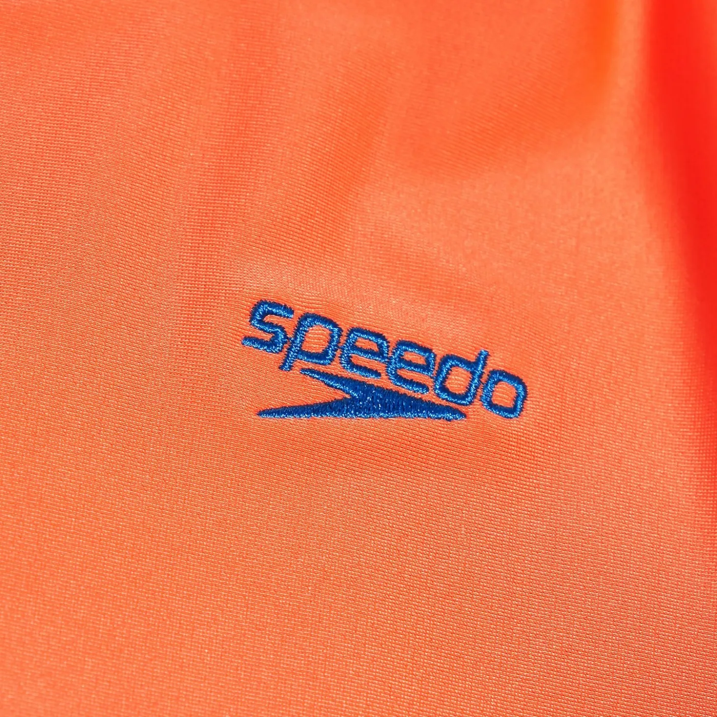 Junior Unisex Hooded Long Sleeve Rash Top Orange/Blue