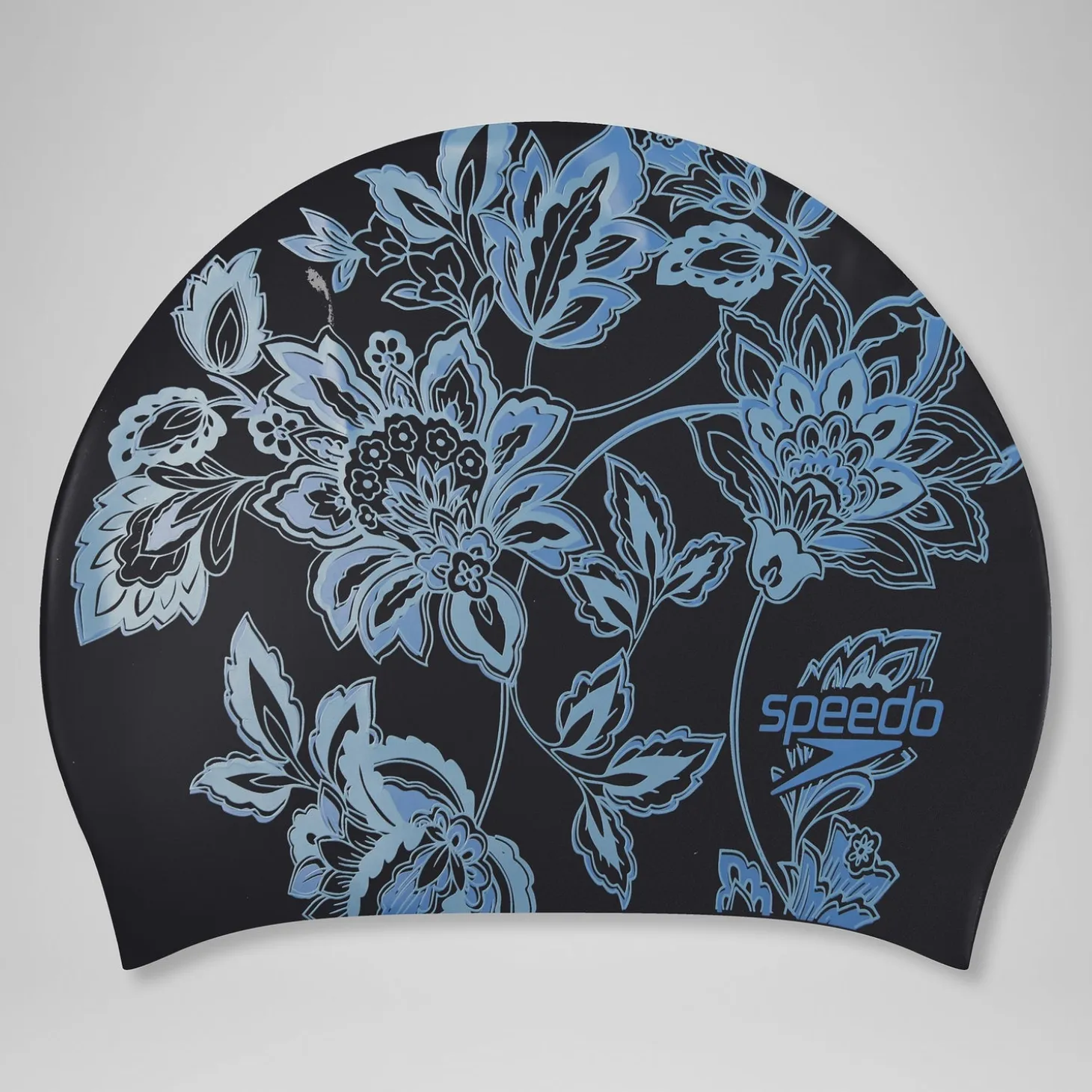 Long Hair printed Cap Black/Blue