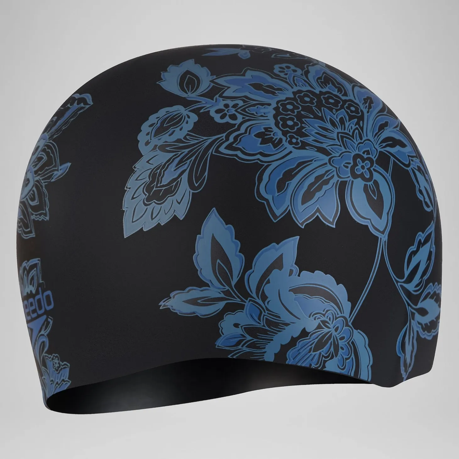Long Hair printed Cap Black/Blue