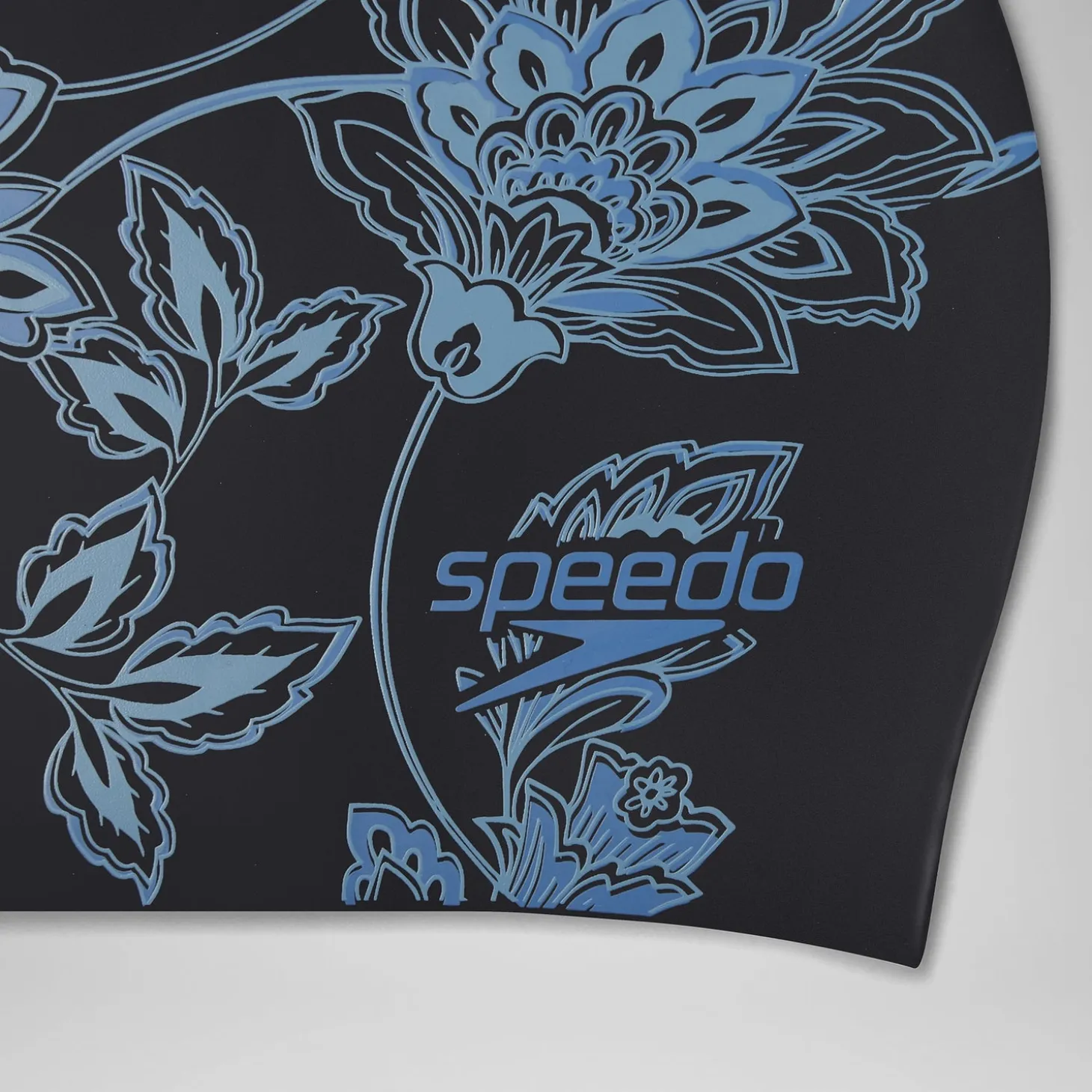 Long Hair printed Cap Black/Blue