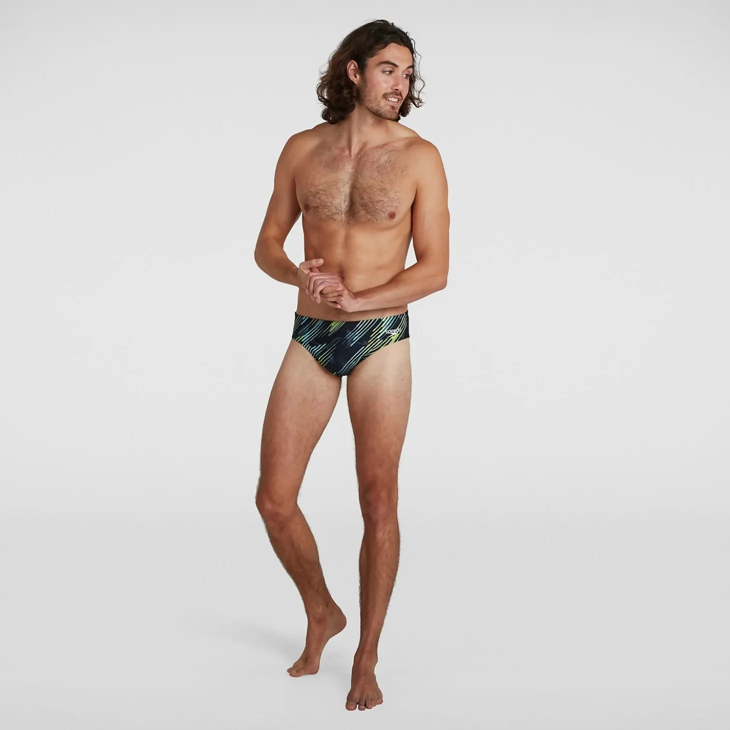 Men's Allover 7cm Brief Black