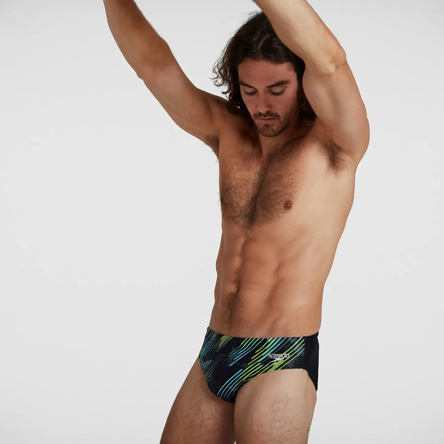 Men's Allover 7cm Brief Black