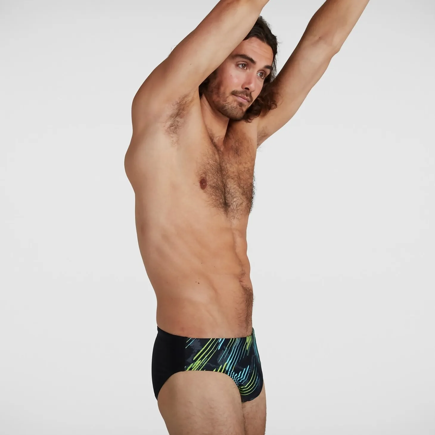 Men's Allover 7cm Brief Black