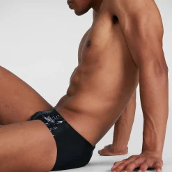Men's Allover 7cm Brief Black/Grey
