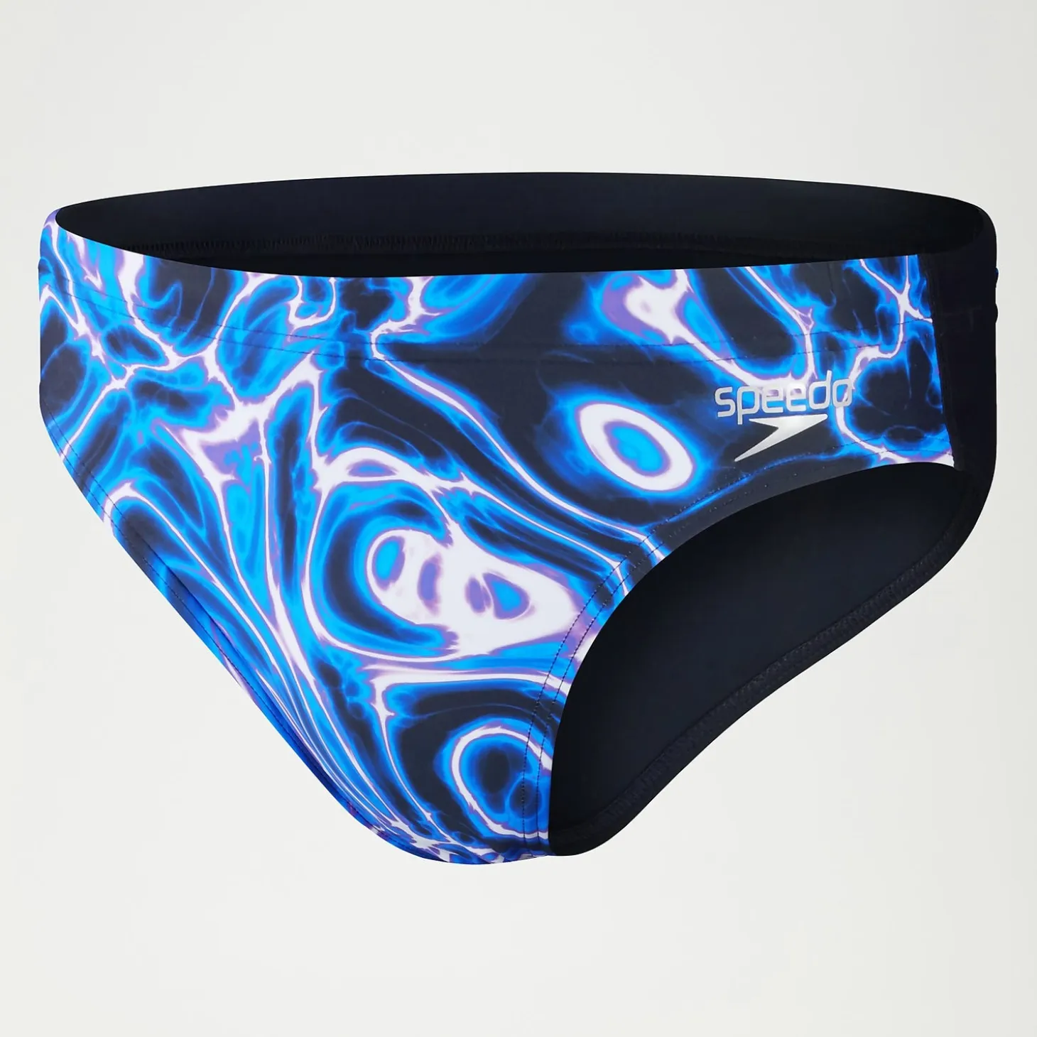 Men's Allover Digital 7cm Brief Black/Blue