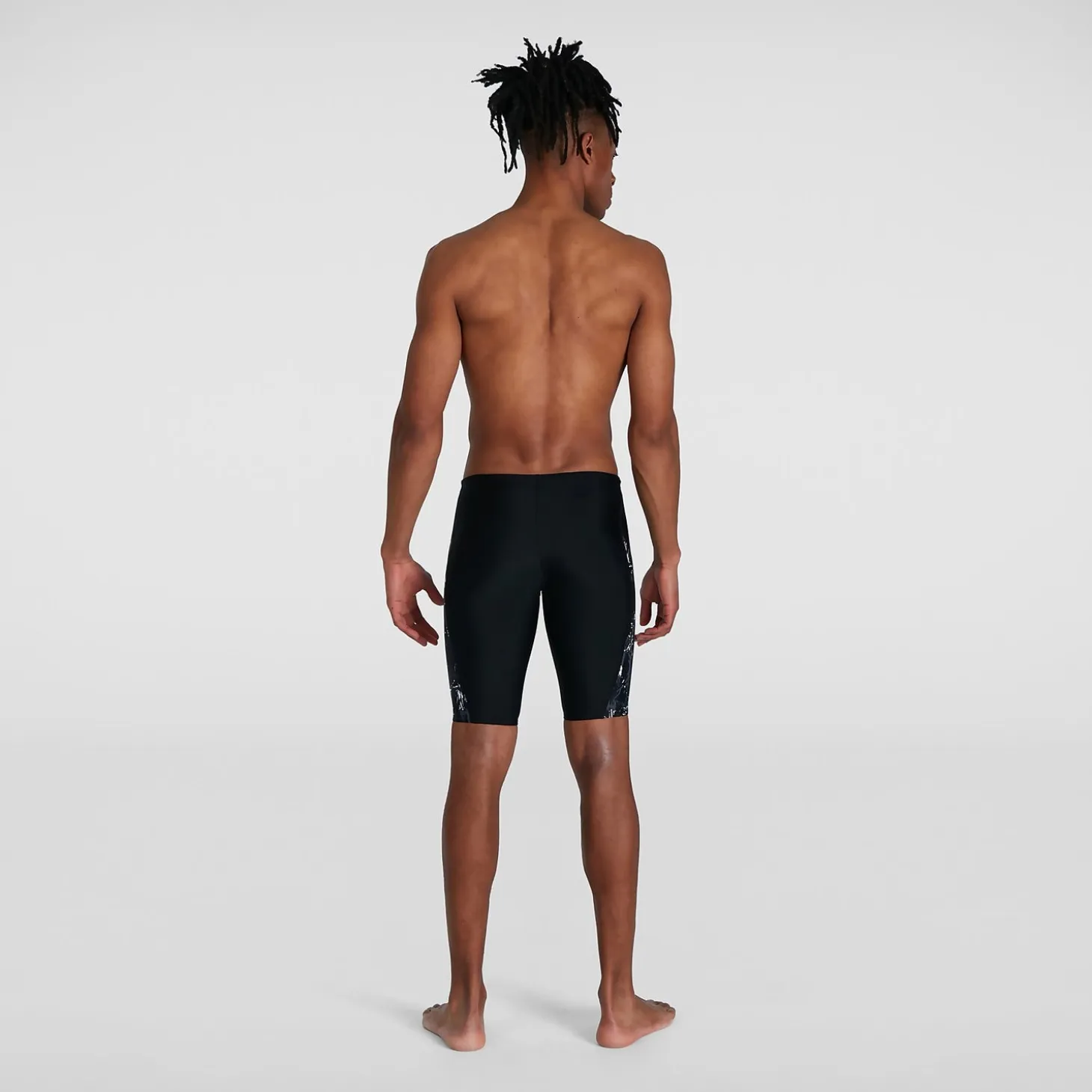 Men's Allover V-Cut Jammer Black/Grey