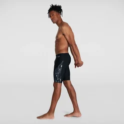 Men's Allover V-Cut Jammer Black/Grey