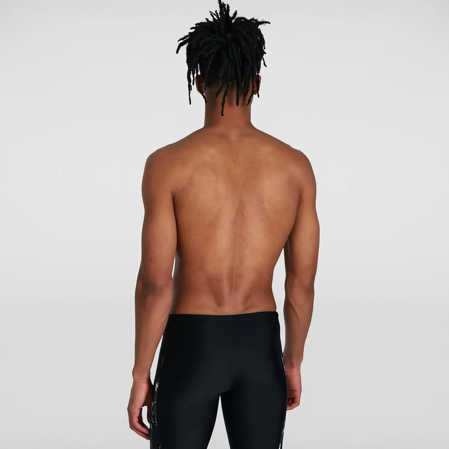 Men's Allover V-Cut Jammer Black/Grey