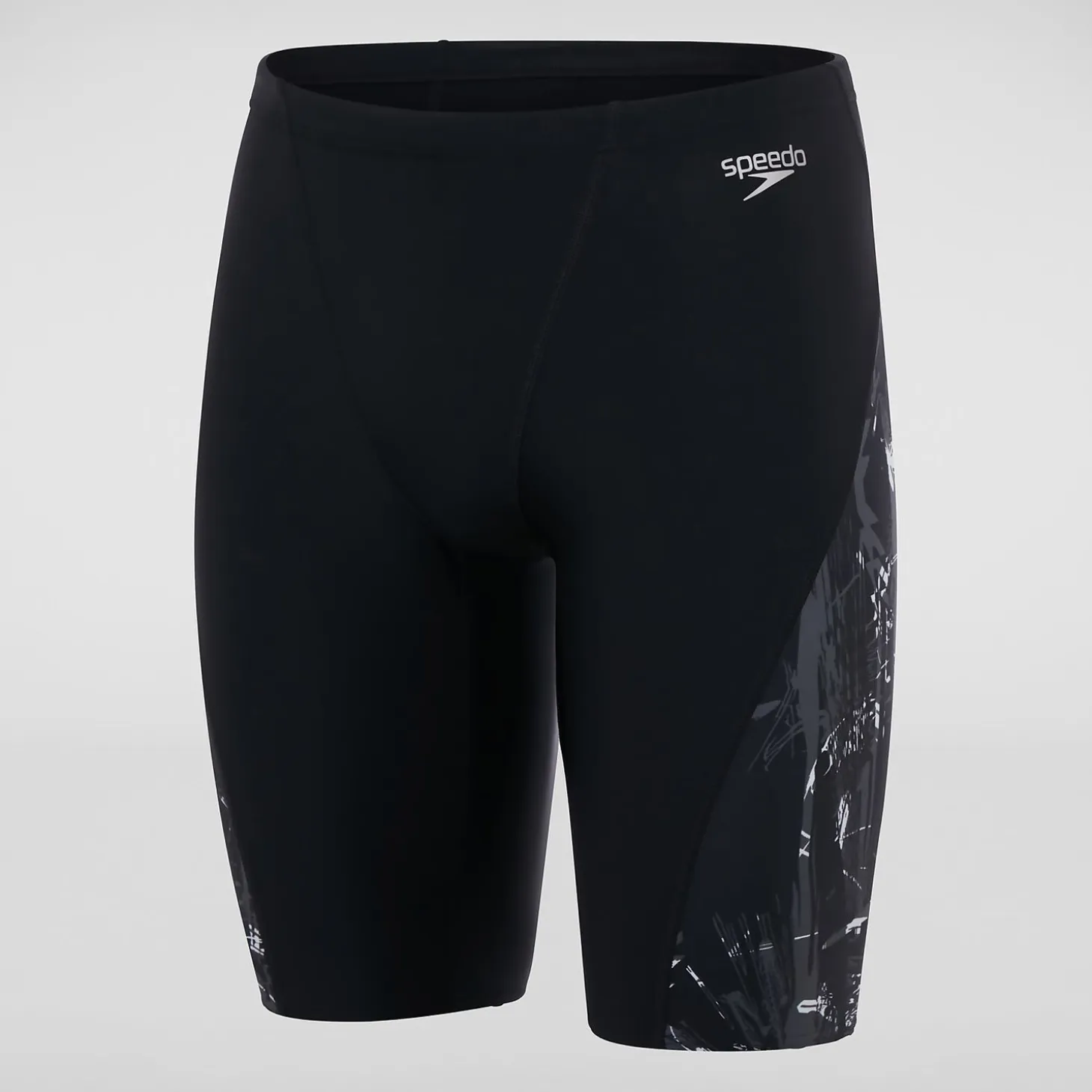Men's Allover V-Cut Jammer Black/Grey