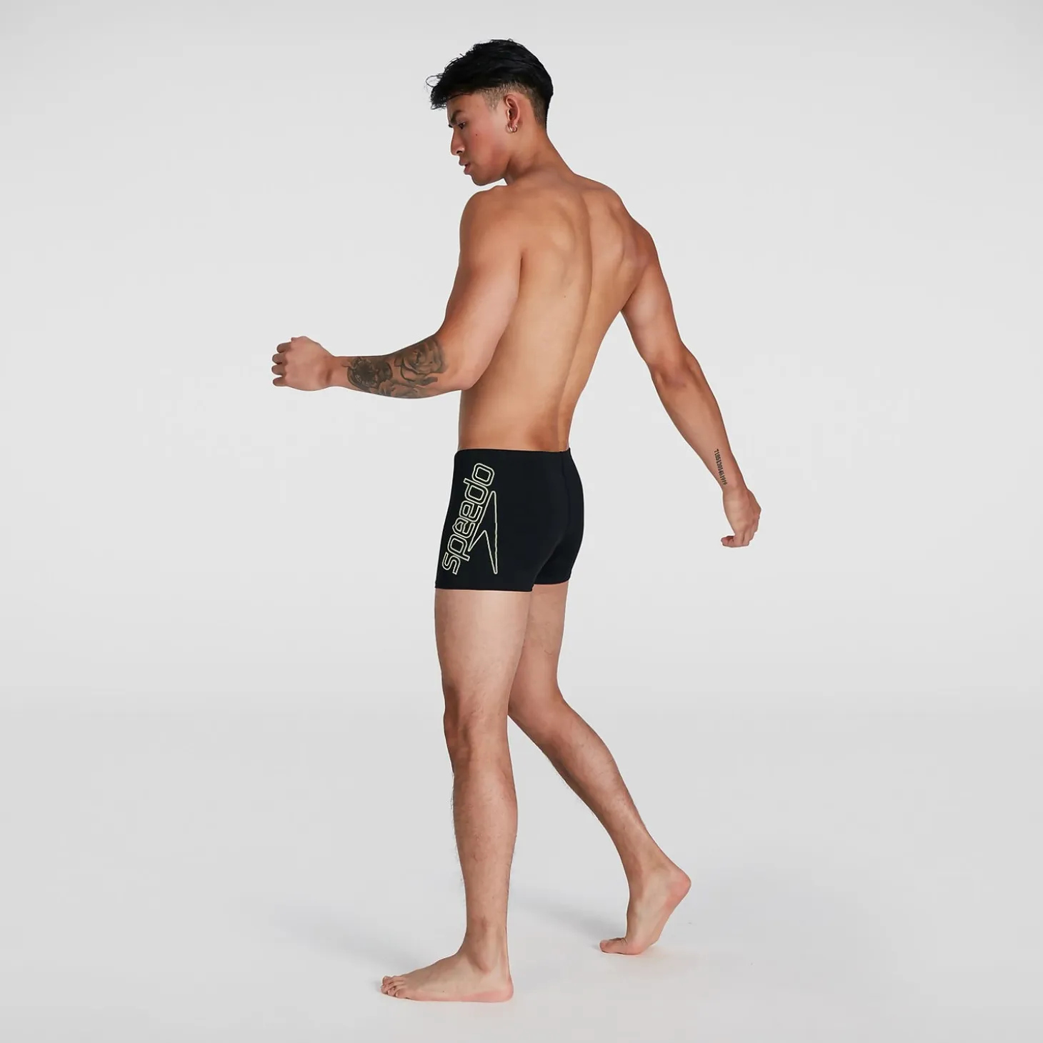 Men's Boom Logo Placement Aquashort Black/Green