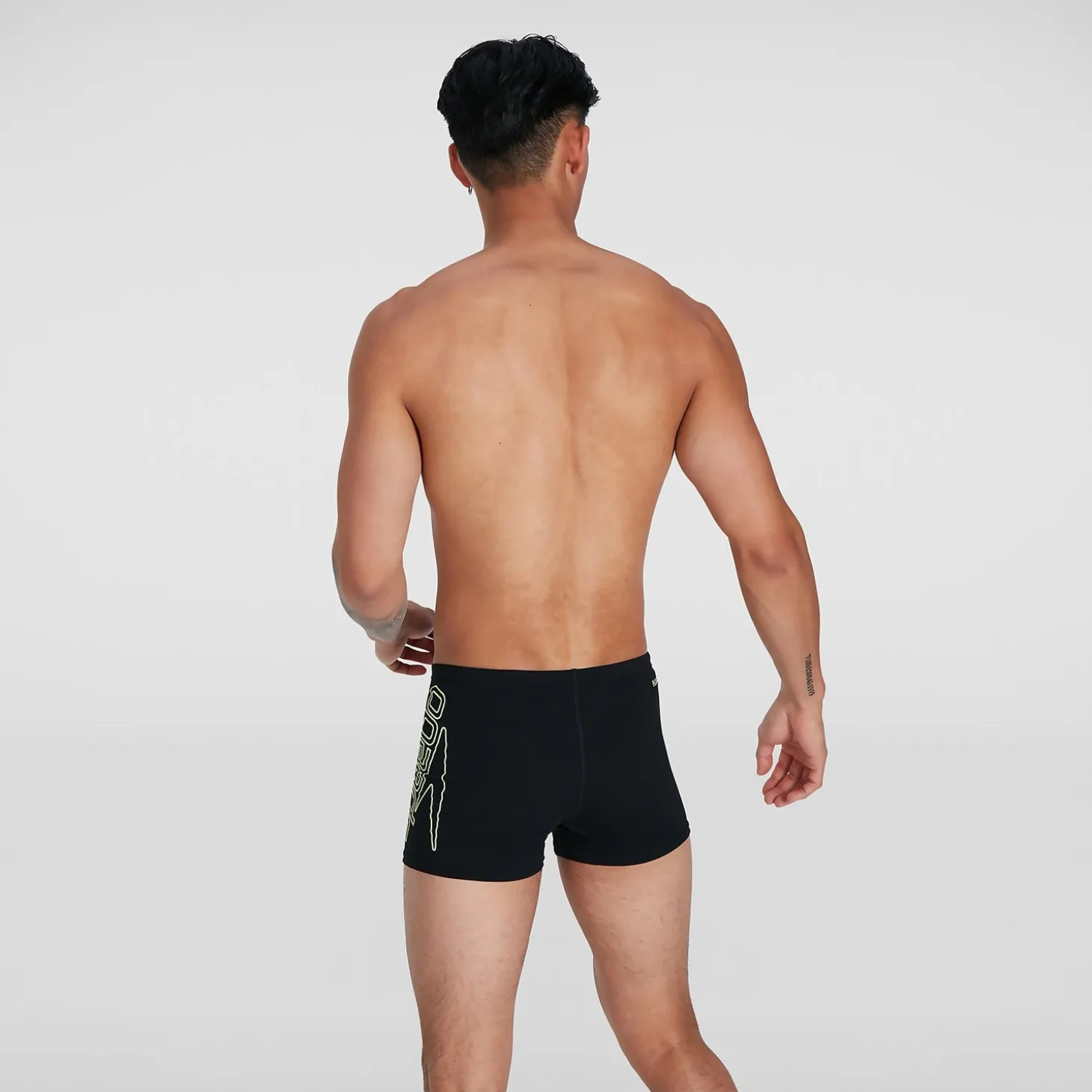 Men's Boom Logo Placement Aquashort Black/Green