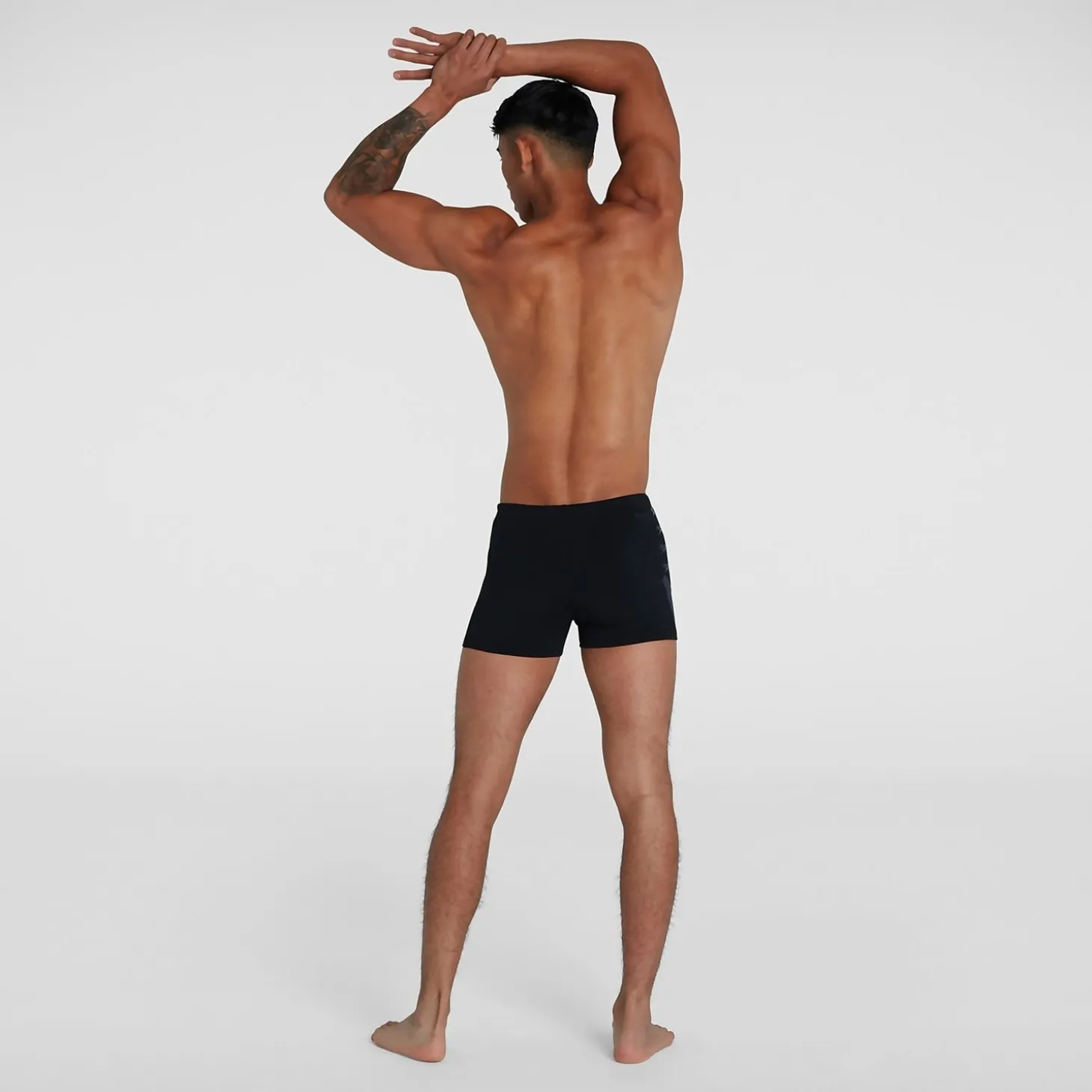 Men's Boom Logo Splice Aquashort Black