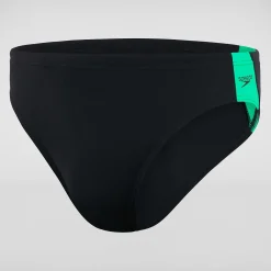 Men's Boom Logo Splice 7cm Brief Black/Green