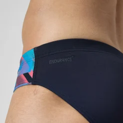 Men's Club Training Allover Digital 7cm Brief Navy/Red