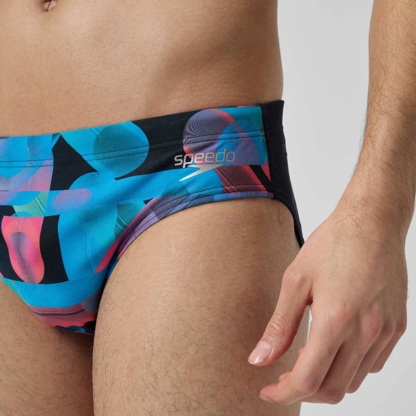 Men's Club Training Allover Digital 7cm Brief Navy/Red