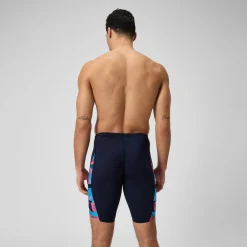 Men's Club Training Allover Digi V-Cut Jammer Navy/Red
