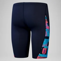 Men's Club Training Allover Digi V-Cut Jammer Navy/Red