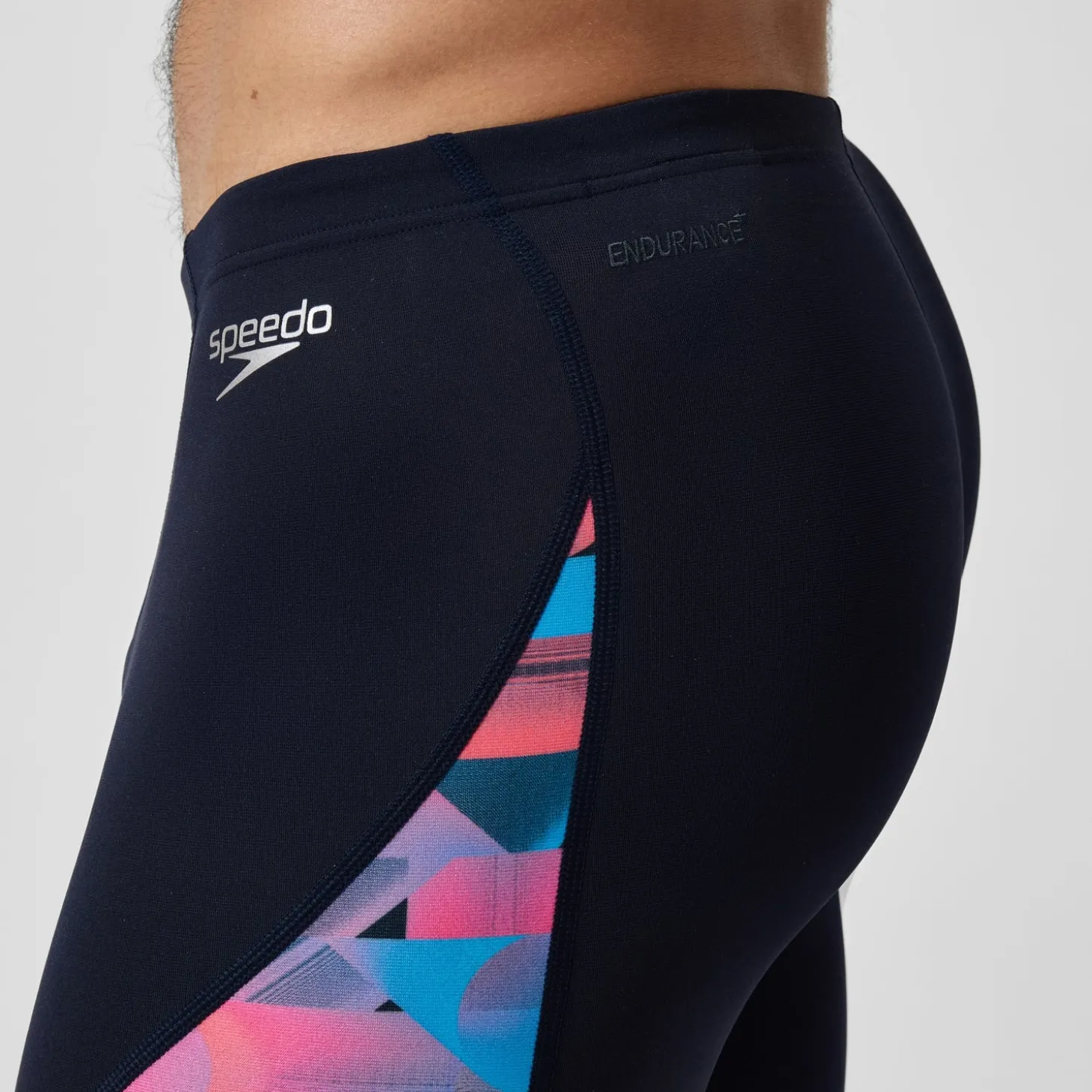 Men's Club Training Allover Digi V-Cut Jammer Navy/Red