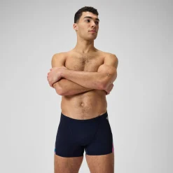 Men's Club Training Allover Digi V-Cut Aquashort Navy/Red