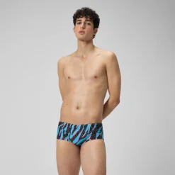 Men's Club Training 13.5cm Allover Brief Black/Blue