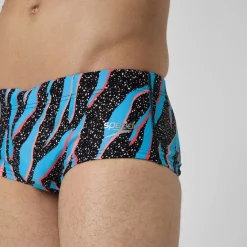 Men's Club Training 13.5cm Allover Brief Black/Blue