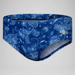 Men's Club Training 13.5cm Allover Brief Blue