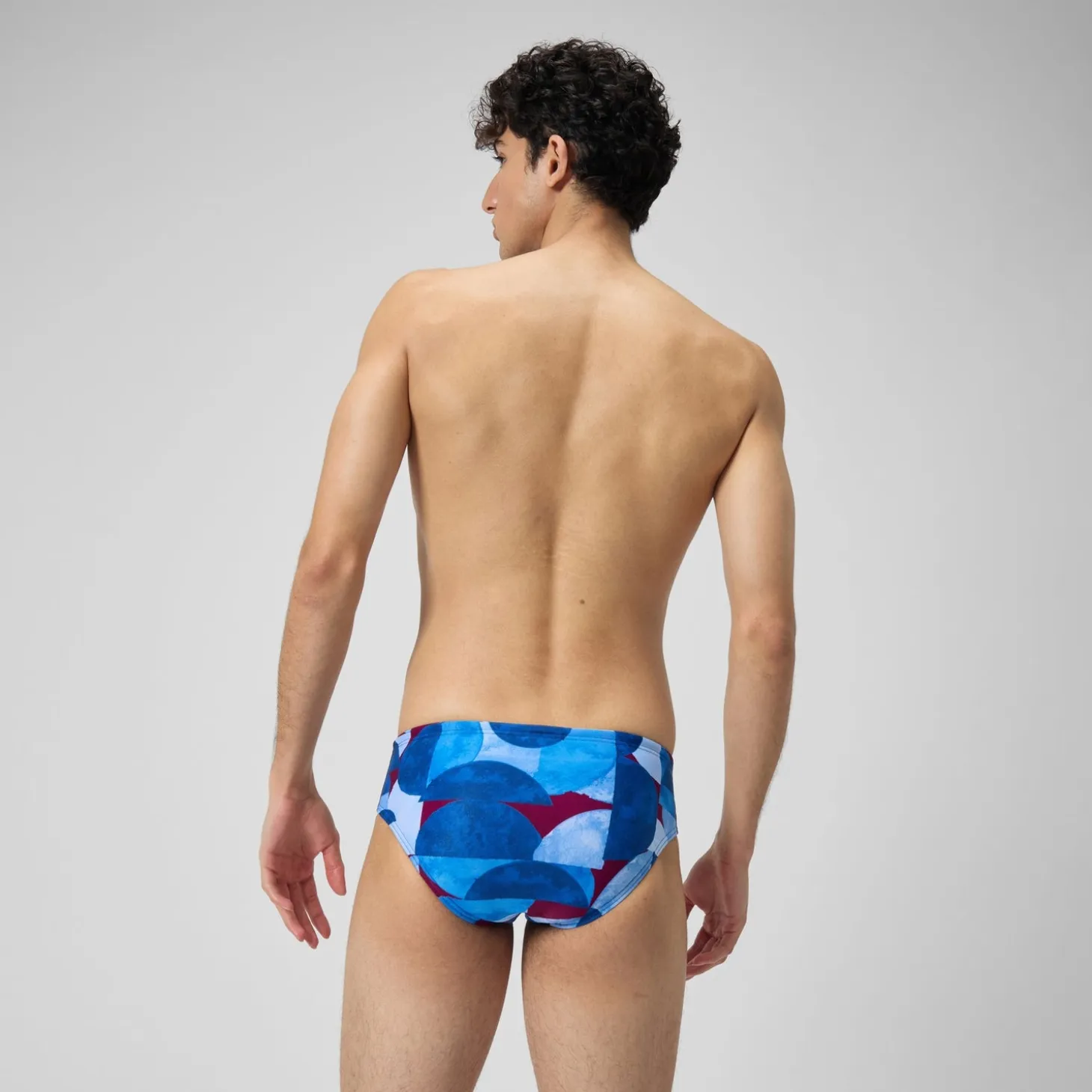 Men's Club Training 8cm Allover Digital Brief Blue/Purple