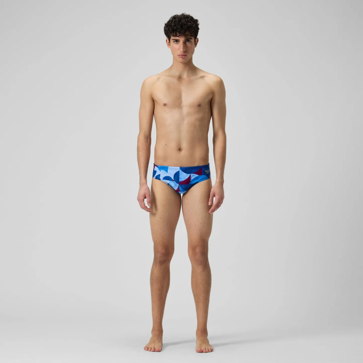 Men's Club Training 8cm Allover Digital Brief Blue/Purple