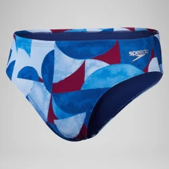 Men's Club Training 8cm Allover Digital Brief Blue/Purple