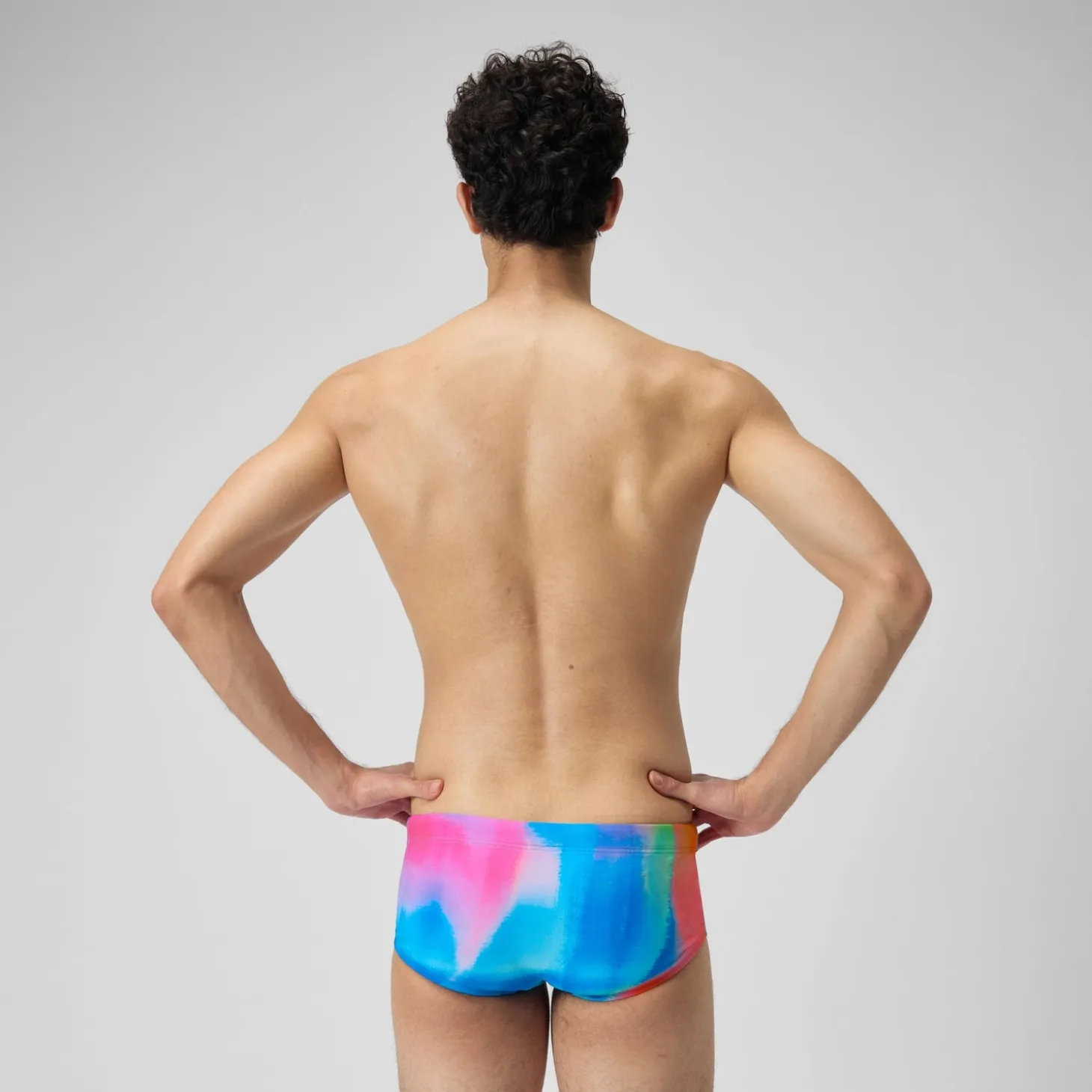 Men's Club Training 13.5cm Allover Brief Pink/Yellow
