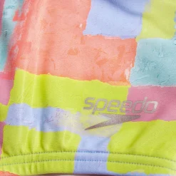 Men's Club Training 17cm Allover Digital Brief Coral/Green/Blue