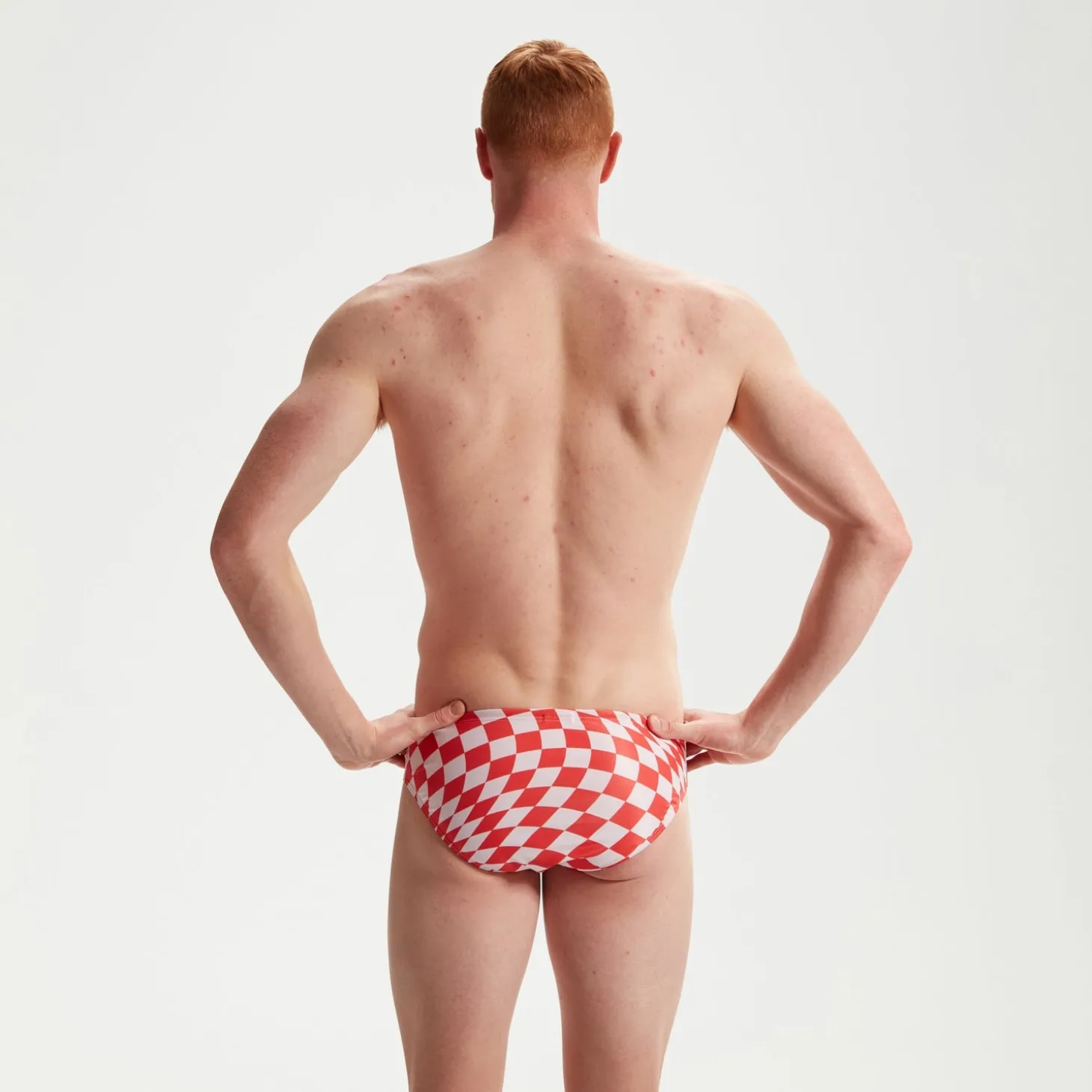 Men's Club Training 8cm Allover Digital Brief Pink/White