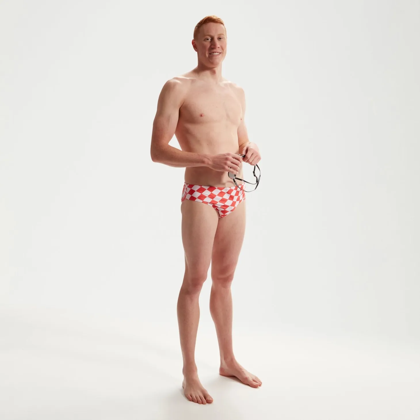Men's Club Training 8cm Allover Digital Brief Pink/White